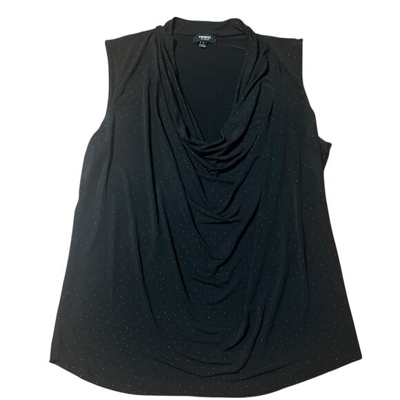 Premise Studio Black Cowl Neck Tops Size Large - Picture 1 of 4